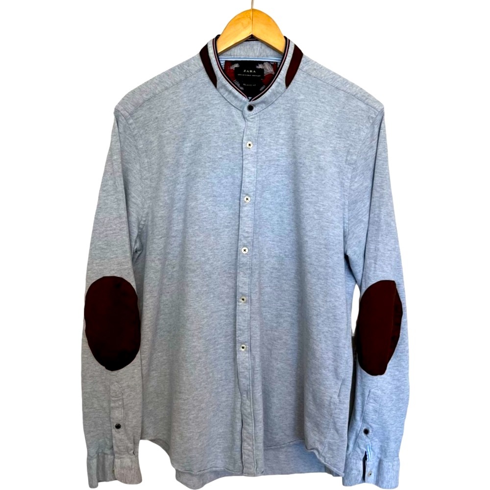 2/$25 Zara Men’s Button Down with Elbow Patches